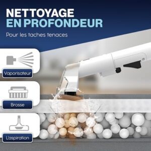 Avis sur la Deemer Shampouineuse Portable 750W – Tapis, Canapé & Voiture