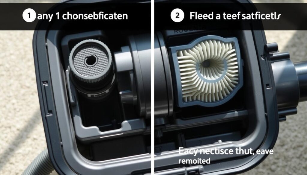 guide étape par étape changer filtre aspirateur