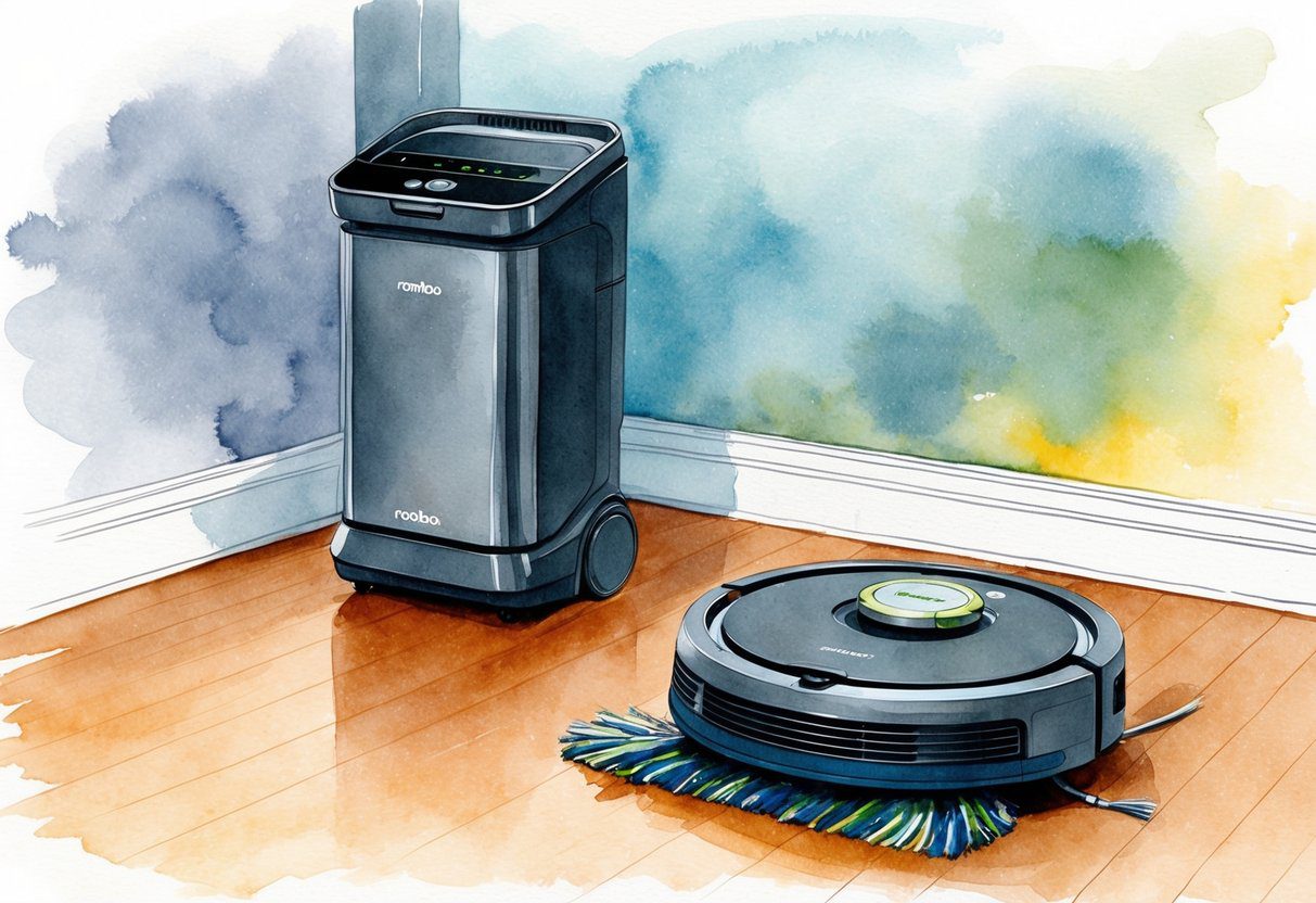 L'aspirateur et nettoyeur robot Roomba Combo j9+ subit un test complet de puissance d'aspiration.