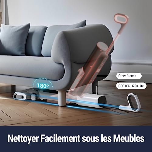 Avis OSOTEK H200 Lite Aspirateur Laveur 180° Sec Humide