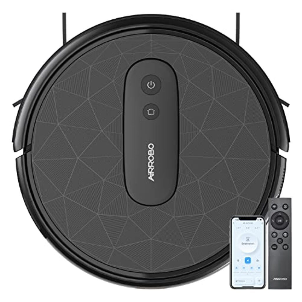 6 meilleurs aspirateurs robot avec cartographie intelligente : un guide complet 18 AIRROBO P20 Aspirateur Robot, 2800Pa Puissance d'Aspiration, 120 Mins d'Autonomie, Robot Aspirateur Intelligente Connecté WiFi/App, Silencieux Idéal pour Poils d'animaux, Cheveux, Poussière