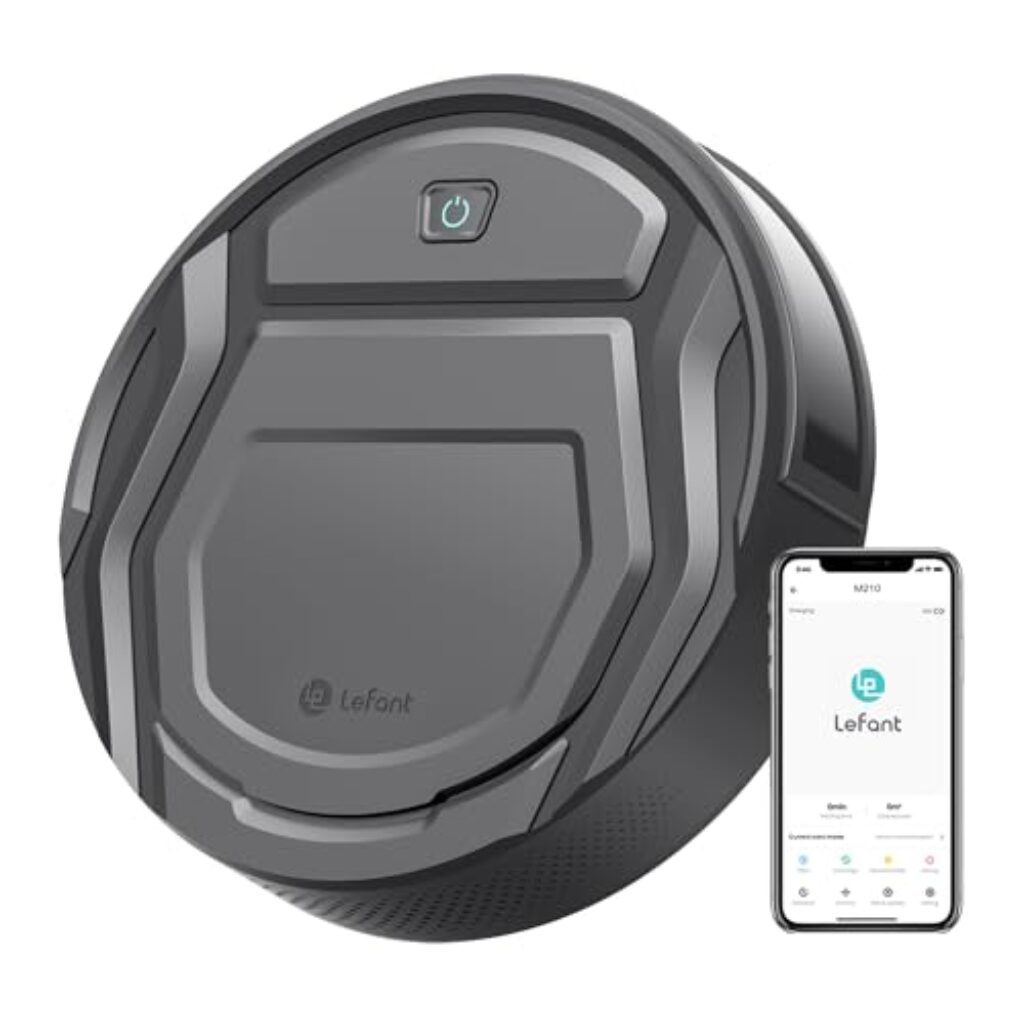 6 meilleurs aspirateurs robot avec cartographie intelligente : un guide complet 28 Lefant Aspirateur Robot, Mince Silencieux Connecté WiFi/Bluetooth/Alexa/App, 6 Modes de Nettoyage, Auto-Charge, 120min d'Autonomie, Idéal pour Poils d'animaux Sols Tapis, M210P Girs