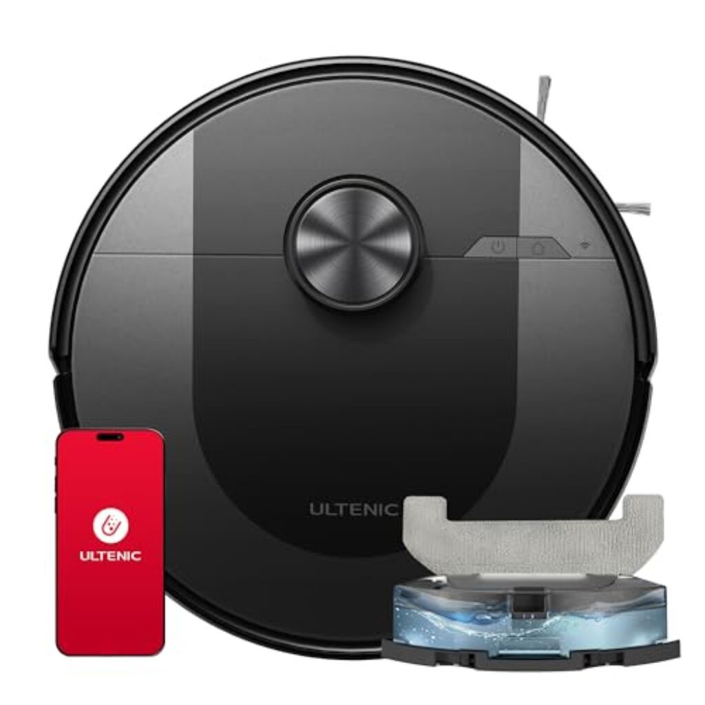 Test Ultenic D10 : Aspirateur Robot 5000Pa, Laveur LiDAR Connecté