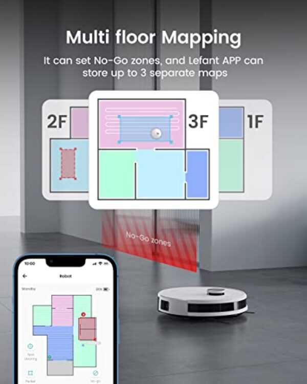 <h1>Test & Avis Lefant M1 : Aspirateur Robot 2-en-1 efficace ?</h1> – Image 7