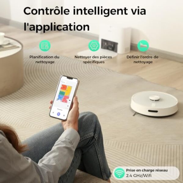 <h1>Test & Avis Redkey R10 : Robot Aspirateur Laveur 4000Pa réactif ?</h1> – Image 6