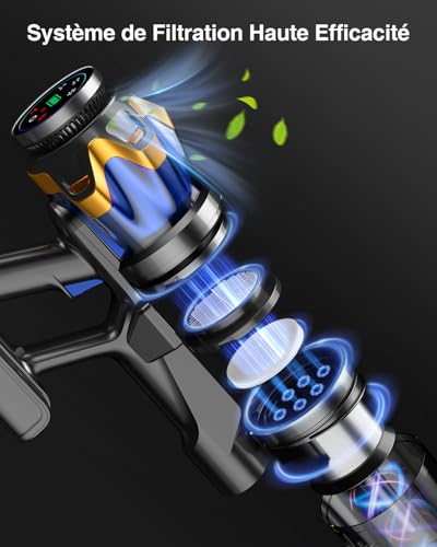 Test de l'aspirateur balai sans fil 550W/45KPA : bilan après 30 jours d'utilisation 22 1749644329 Test Avis Aspirateur Balai Sans Fil 550W 3 Mois dUsage Intensif