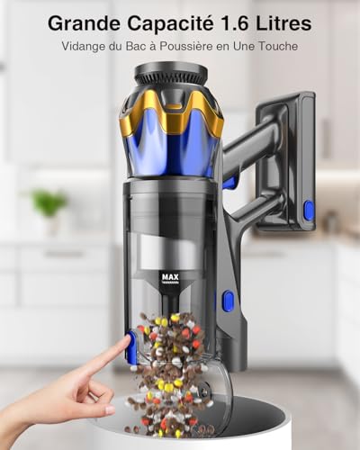 Test de l'aspirateur balai sans fil 550W/45KPA : bilan après 30 jours d'utilisation 23 1749644331 Test Avis Aspirateur Balai Sans Fil 550W 3 Mois dUsage Intensif