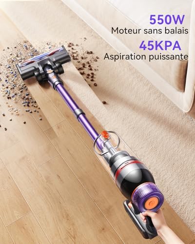 Test & Avis Aspirateur Balai Sans Fil 550W : Notre Verdict 16 Test Avis Aspirateur Balai Sans Fil 550W Notre Verdict