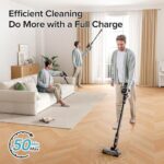 Avis Lubluelu Aspirateur Balai Sans Fil Puissant – 50 min d’Autonomie