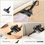 Avis Lubluelu Aspirateur Balai Sans Fil Puissant – 50 min d’Autonomie