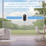 Avis Tosima W2 : Robot Nettoyeur de Vitres 3800 Pa, Intelligent et Sécurisé